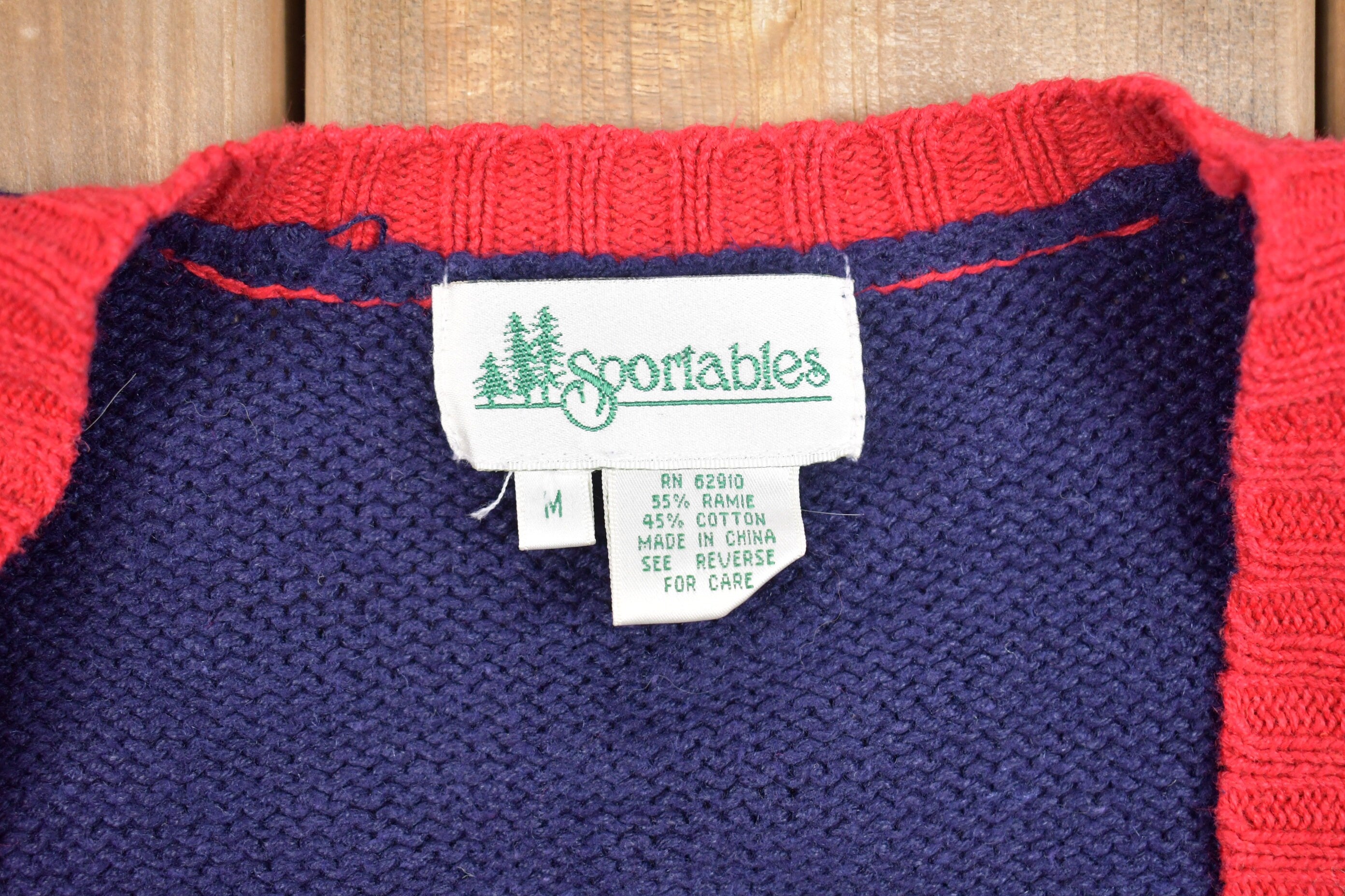 Vintage 1990s Sportables Cardigan Sweater