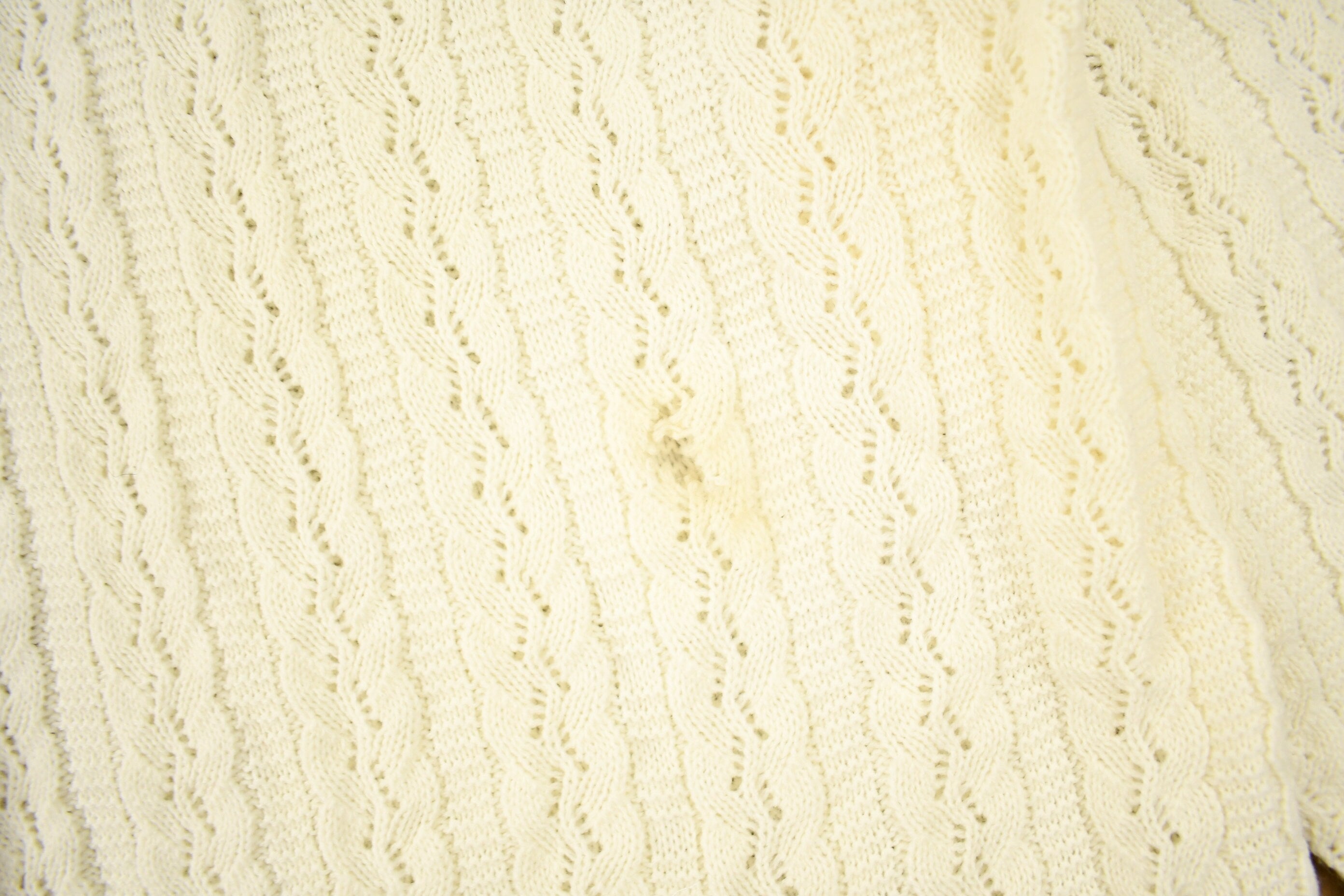 Vintage 1990s Anthony Richards 3D Cable Knit Cardigan Sweater