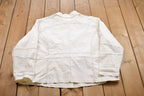 Vintage 1990s Nautical Theme Blank Button Up Shirt