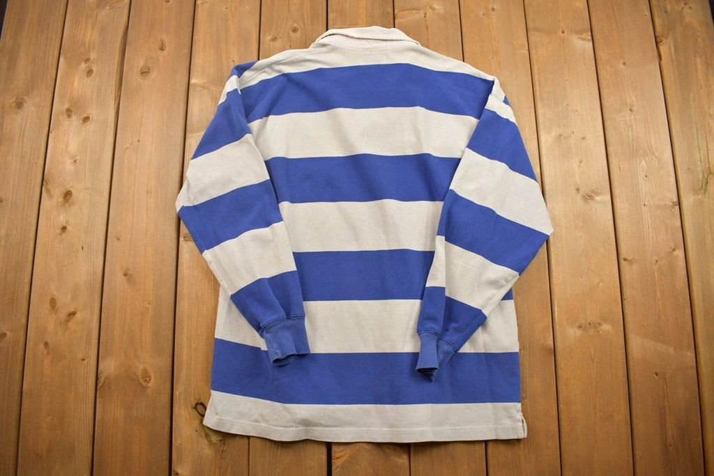 Vintage 1990s St Johns Bay Striped Long Sleeve Sweatshirt