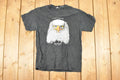 Vintage 1990s Alaska Raptor Centre Bald Eagle I Am Smiling Souvenir T-Shirt Men's S