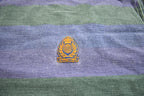 Vintage 1990s Structure Striped Embroidered Crewneck Sweatshirt Made In USA