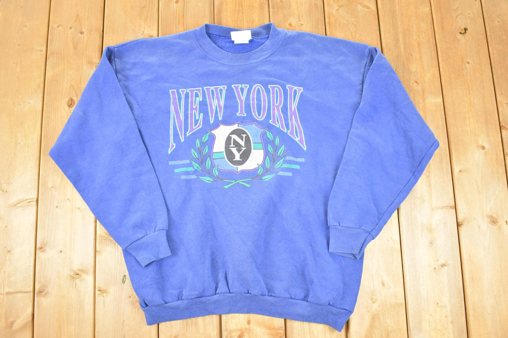 Vintage 1990s New York Souvenir Crewneck Sweatshirt Men's L