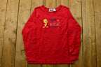 Vintage 1995 Looney Tunes Embroidered Women's T-Shirt