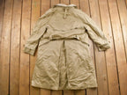 Vintage 1990s Le Tigre All Weather Full Length Trench Coat/ 90s trench coat / 90s Rain Coat / Streetwear / Athleisure / Rain Jacket