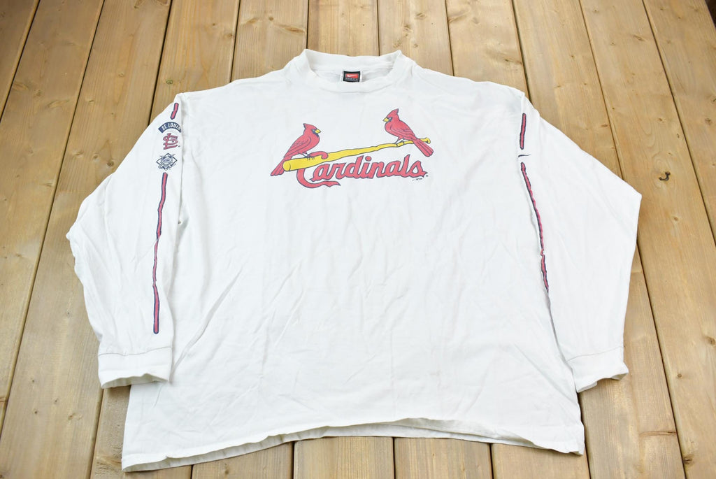 Vintage 2001 St Louis Cardinals MLB Graphic Long sleeve Nike Shirt