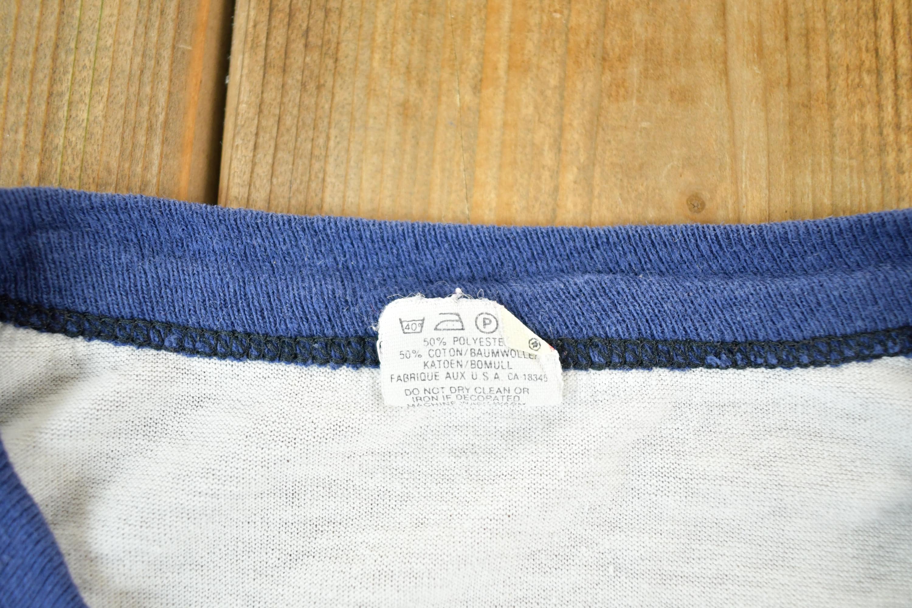 Vintage 1980s Royal Caribbean Cruises Souvenir Ringer T-Shirt Mens L