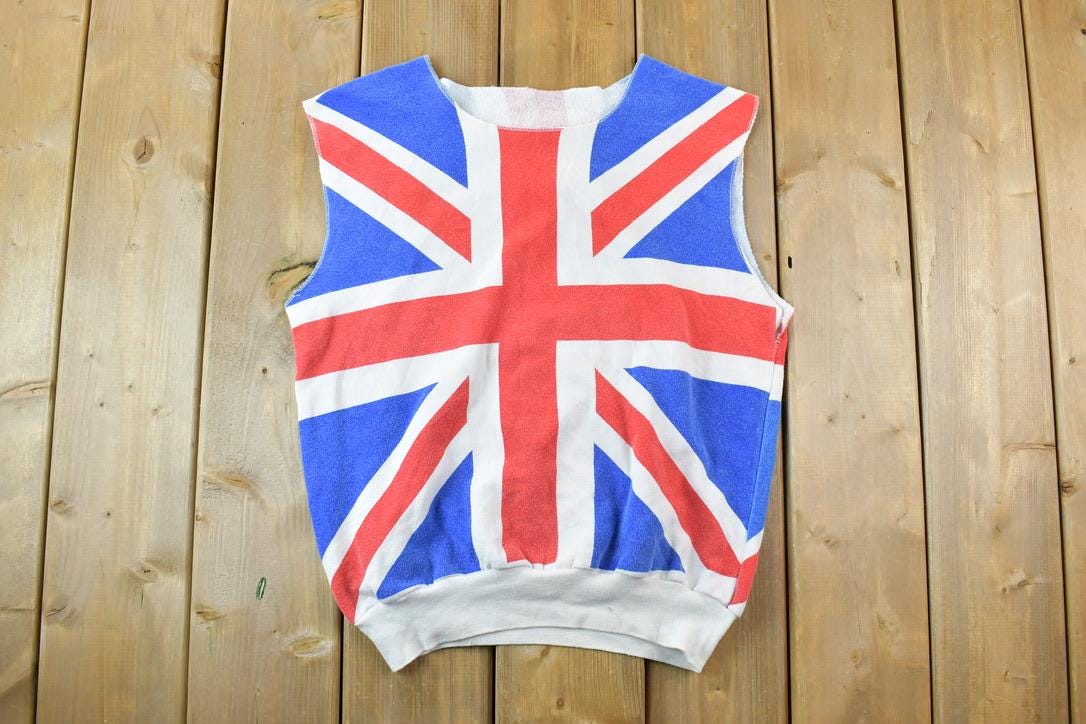 Vintage 1990s British Flag AOP Souvenir T-Shirt