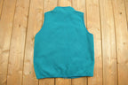 Vintage 1990s Rain Beau Fleece Sweater Vest