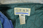 Vintage 1990s Notre Dame University Quarter Zip Collegiate NCAA Pullover Jacket