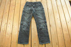 Vintage 1990s Carhartt Distressed Sun Faded Double Knee Pants Men's 31 x 32