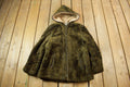 Vintage 1960s Deep Pile Borg Fabric Fleece Parka Jacket