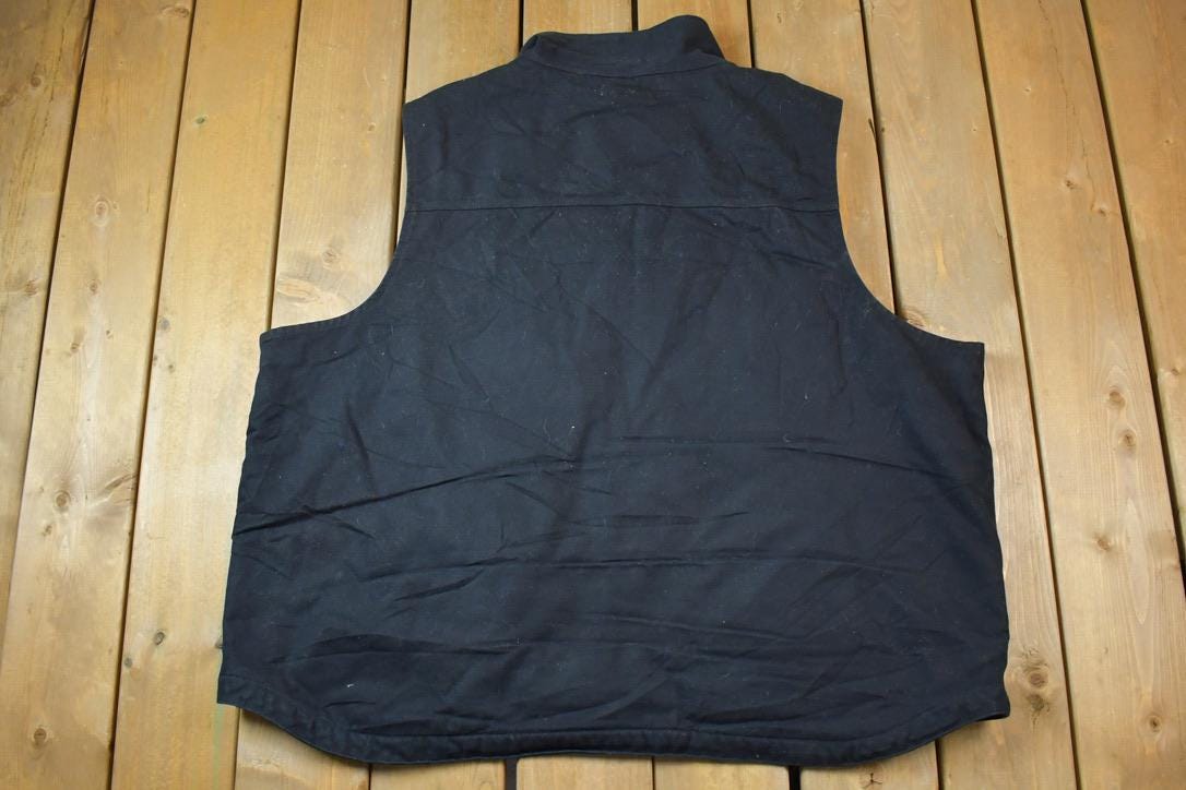 Vintage Y2K Distressed Carhartt Loose Fit Lined Jacket Work Vest