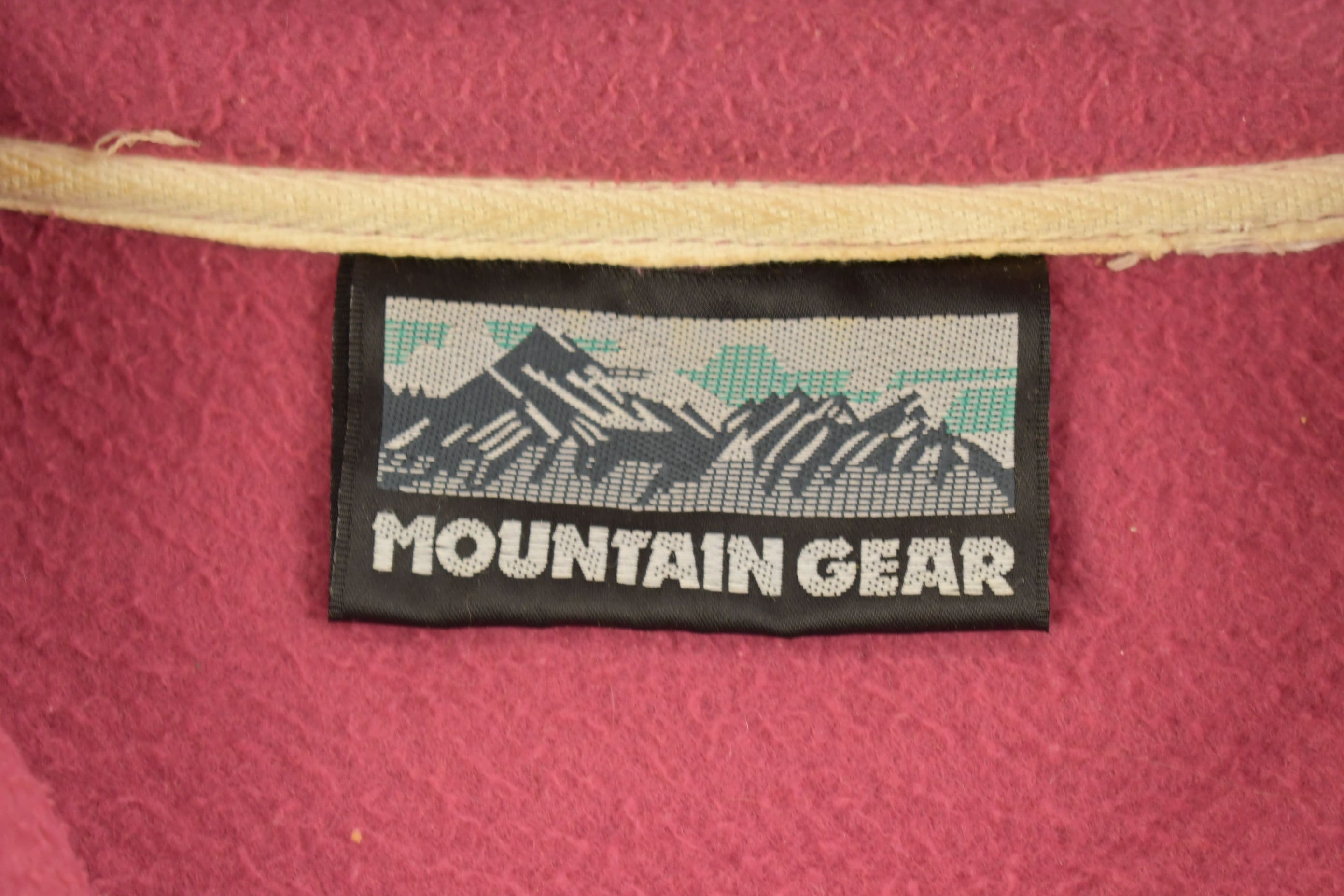 Vintage 1990s Mountain Gear Full Zip Fleece Sweatshirt