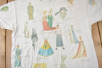 Vintage 1999 Fashion Of The Millennium All Over Print Graphic T Shirt Made In USA