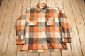 Vintage 1970s Montgomery Ward Button Up Flannel Sweater