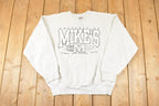 Vintage 1990s Mikes Jack N Jill Graphic Print Crewneck Sweatshirt Mens L