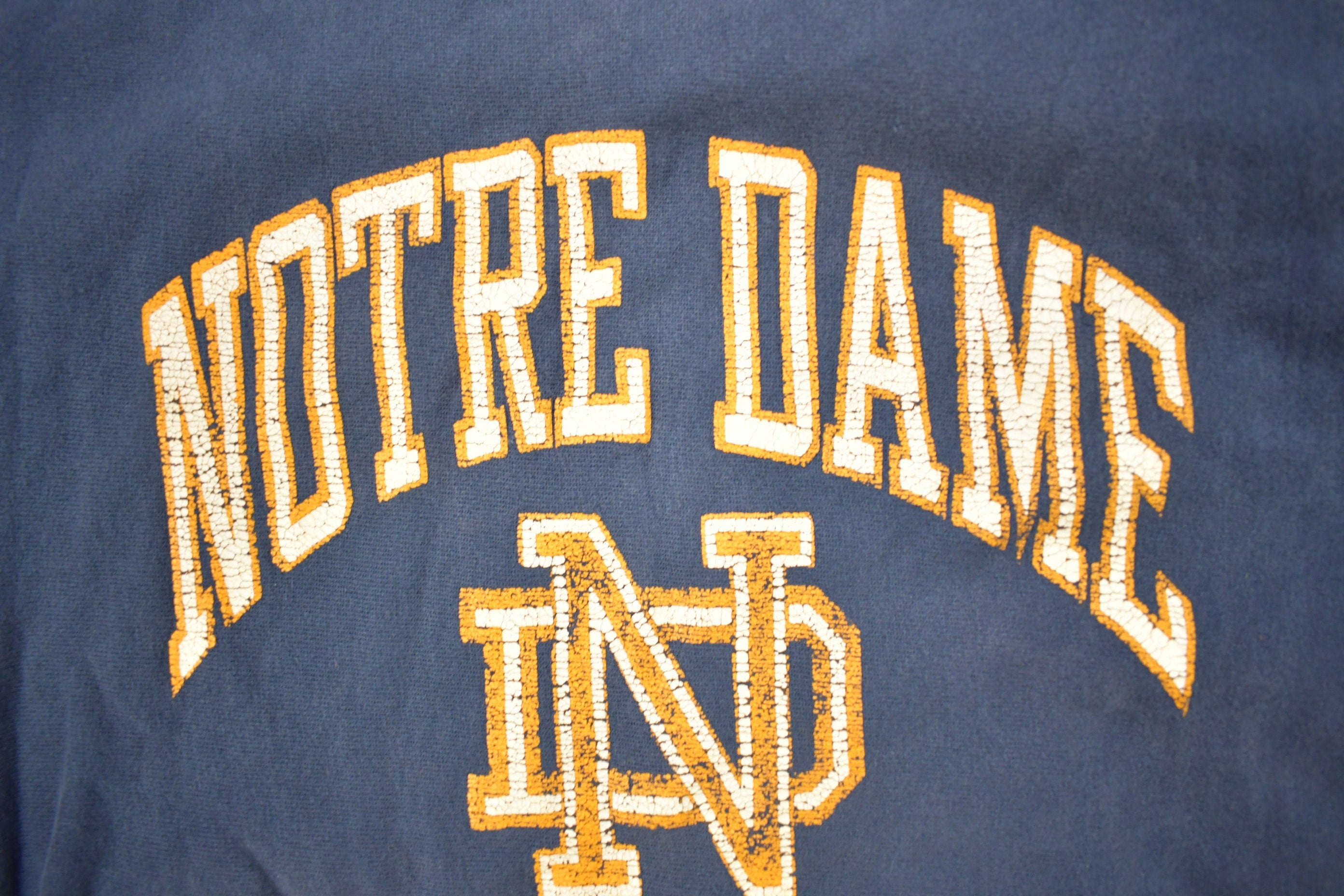 Vintage 1990s University Of Notre Dame Champion Reverse Weave Sweatshirt