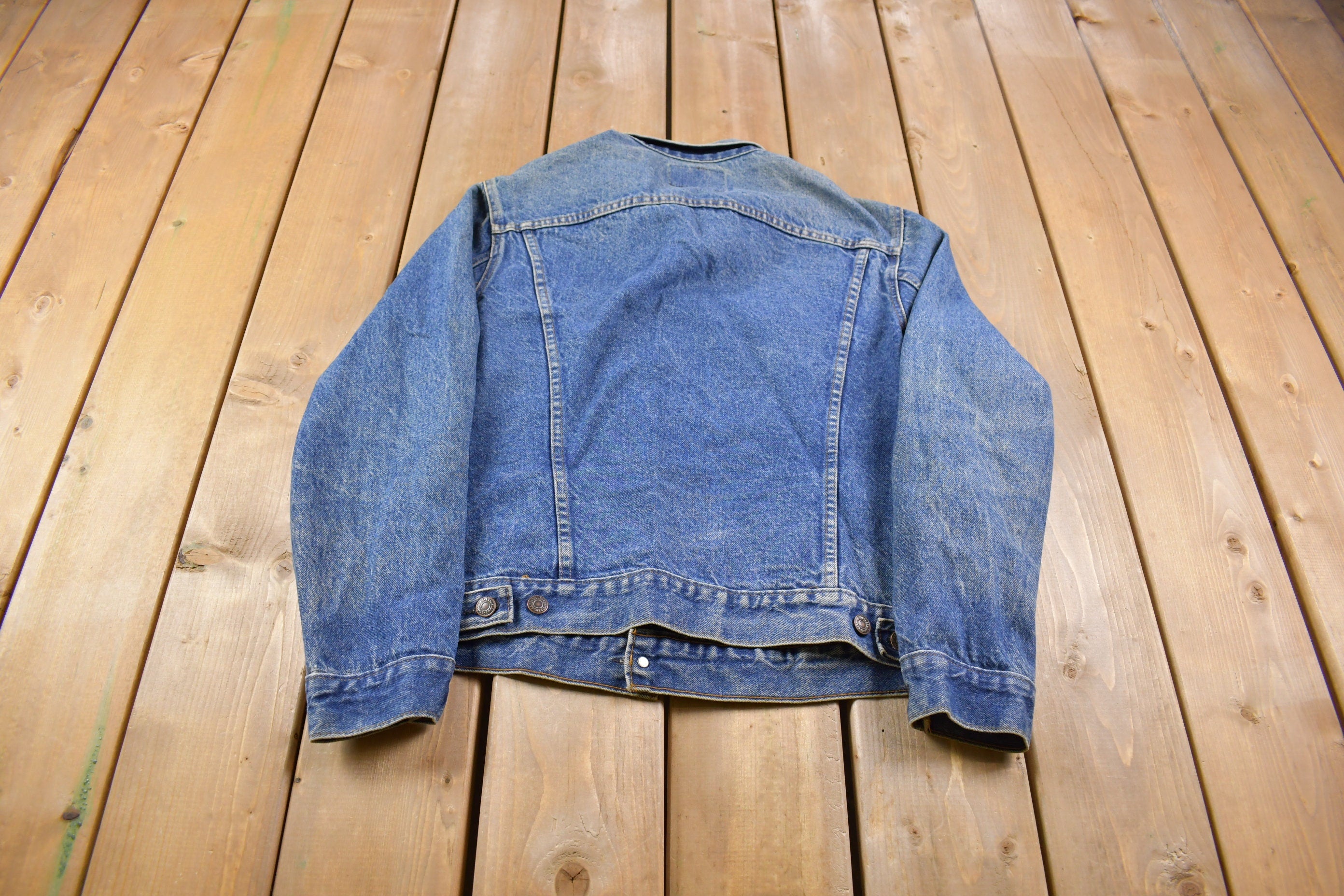Vintage 1990s Levis Red Tab Button Up Jean Jacket