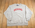 Vintage 1990s University Of Miami Champion Reverse Weave Crewneck