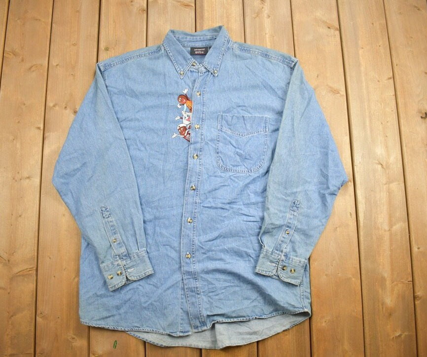 Vintage 1990s Hersheys Chocolate Button Up Shirt