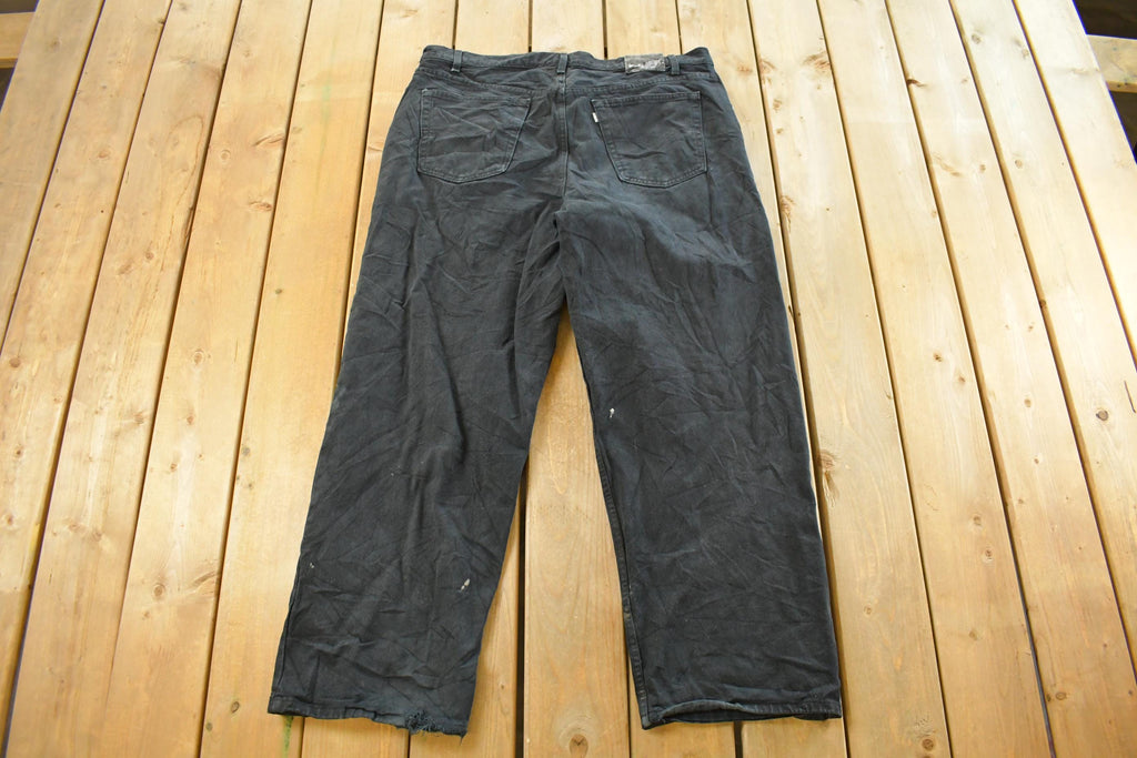 Vintage 1990s Levi Silver Tab Loose Wide Leg Denim Jeans Men's 42 x 32