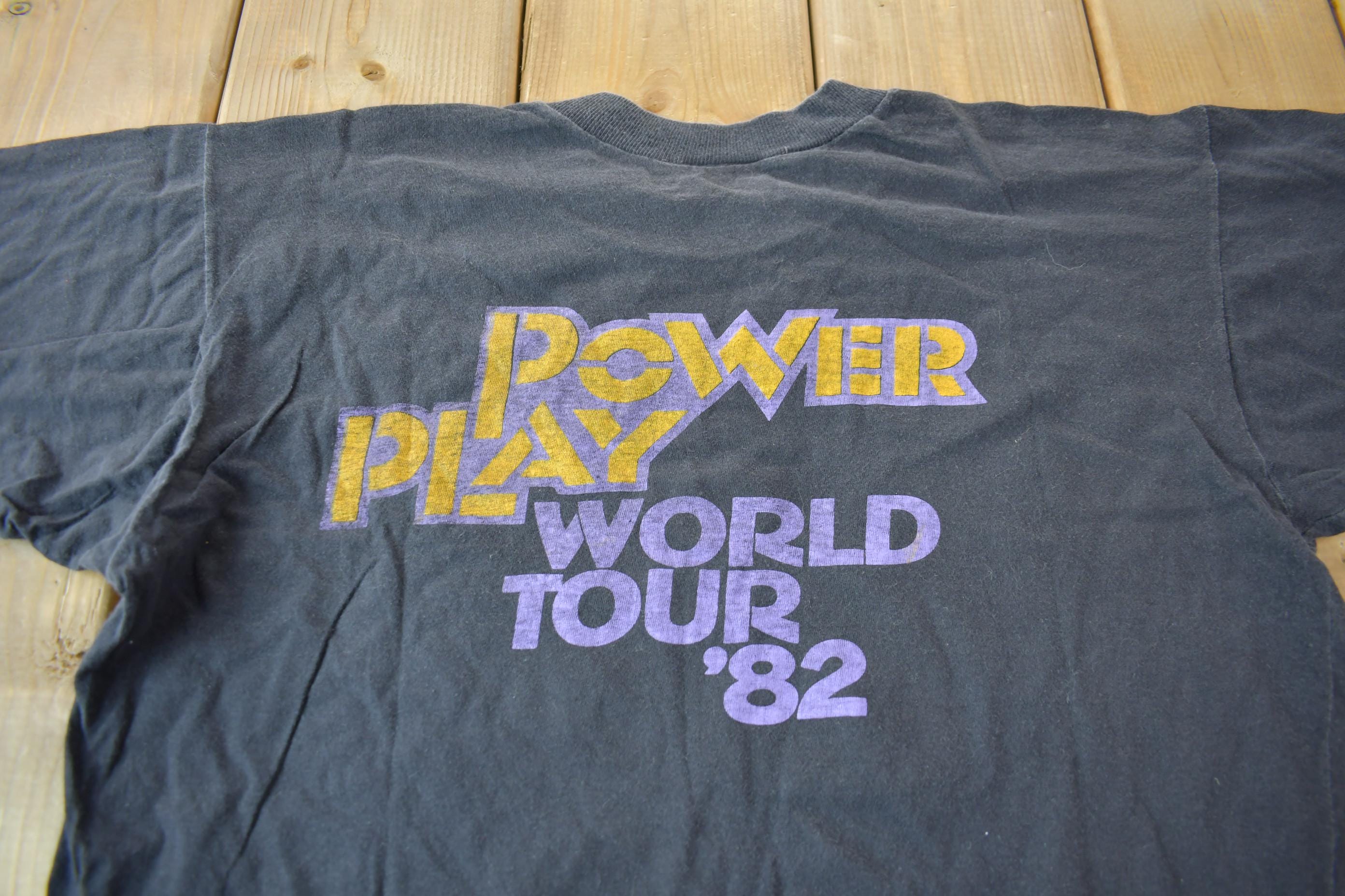 Vintage 1982 April Wine Power Play World Tour Single Stitch Band Tee