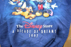 Vintage 1997 The Disney Store 10 Year Anniversary Disney Crewneck