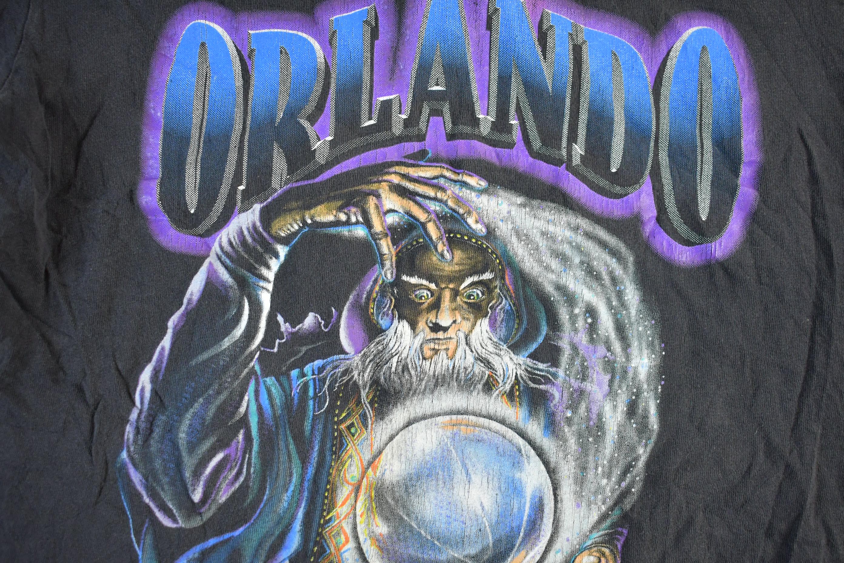 Vintage 1990s Orlando Magic Graphic T-Shirt Youth Medium