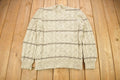 Vintage 1980s 100% Wool Cable Knit Sweater