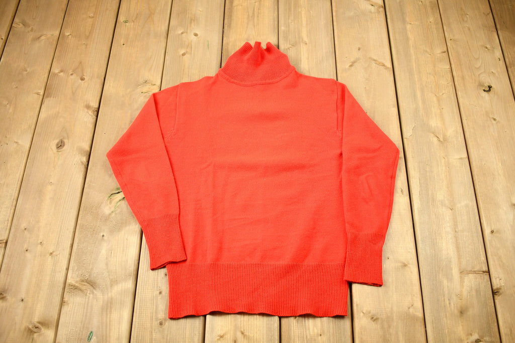 Vintage 1970s Donn Kenny Knitted Sweater  True Vintage  Back Zip  100% Acrylic  Women's Sweatshirt  Blank Sweater