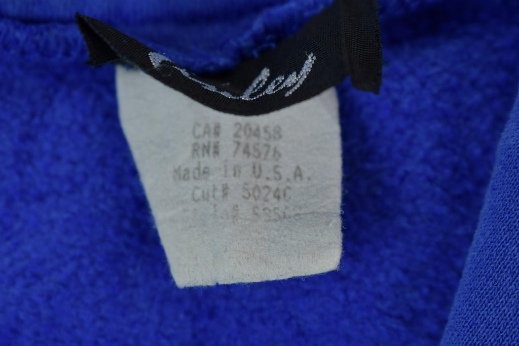 Vintage 1990s Tinley Light Blue Crewneck Sweatshirt Made In USA