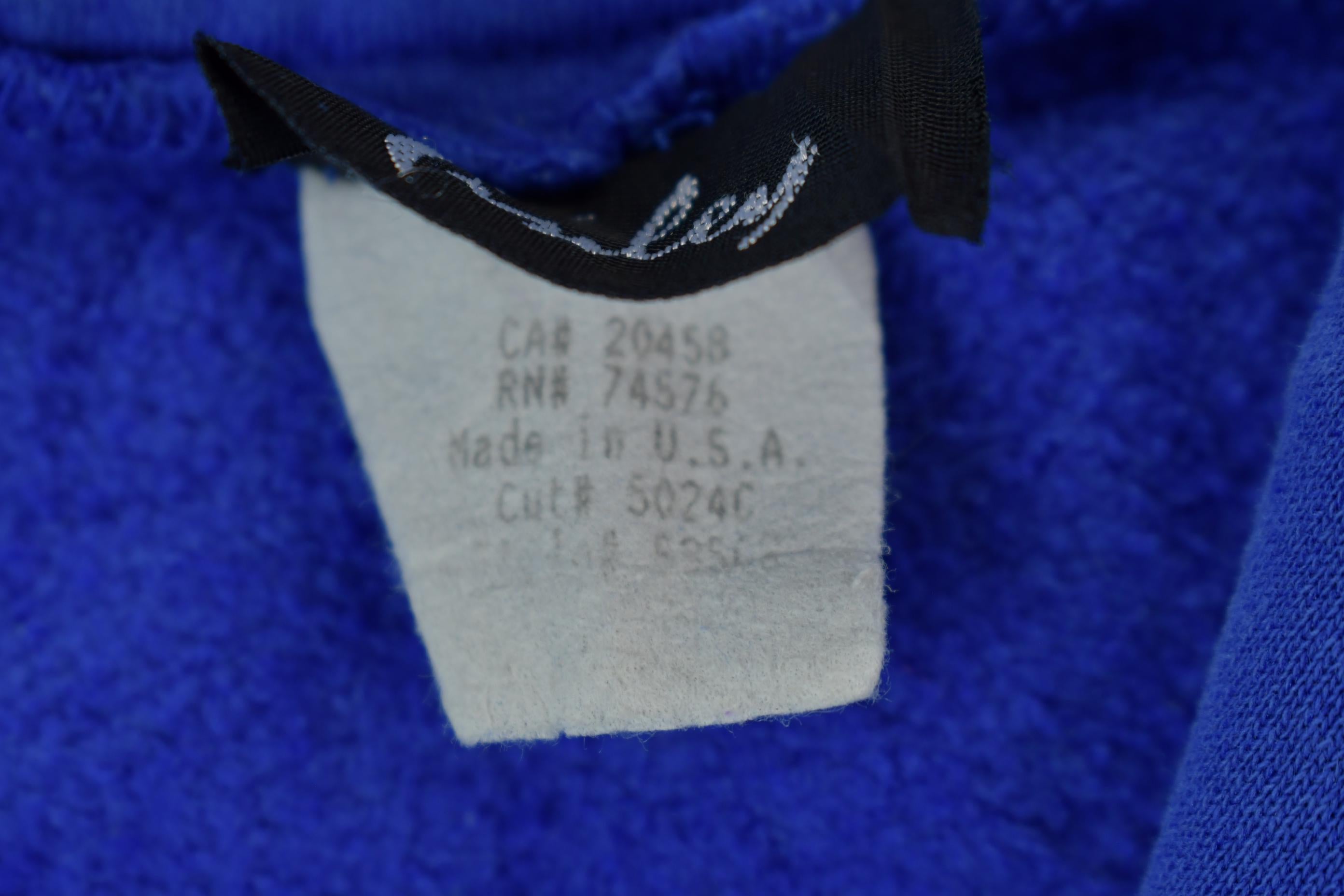Vintage 1990s Tinley Light Blue Crewneck Sweatshirt Made In USA