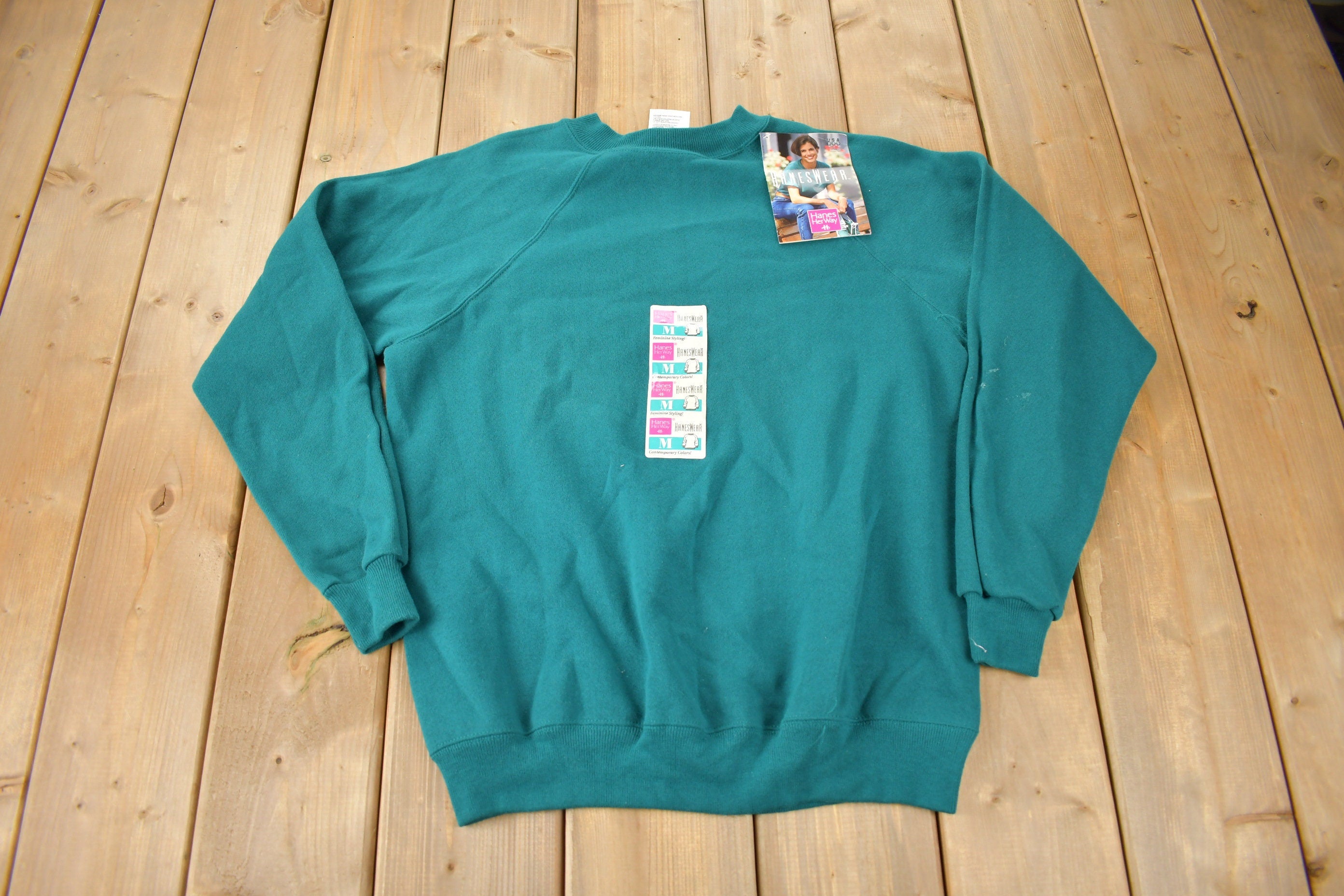 Vintage 1990s Deadstock Hanes Herway Blank Crewneck Sweatshirt