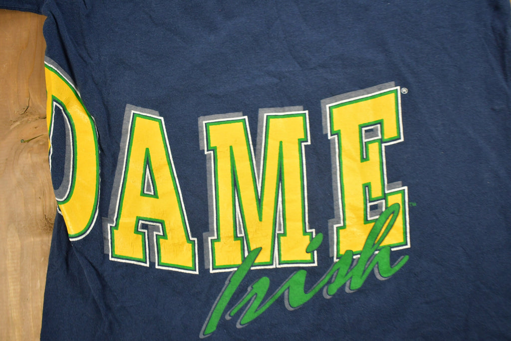 Vintage 1990s University Of Notre Dame Fighting Irish Collegiate T-Shirt