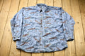 Vintage 1990s Canoe Graphic All Over Print Button Up Shirt