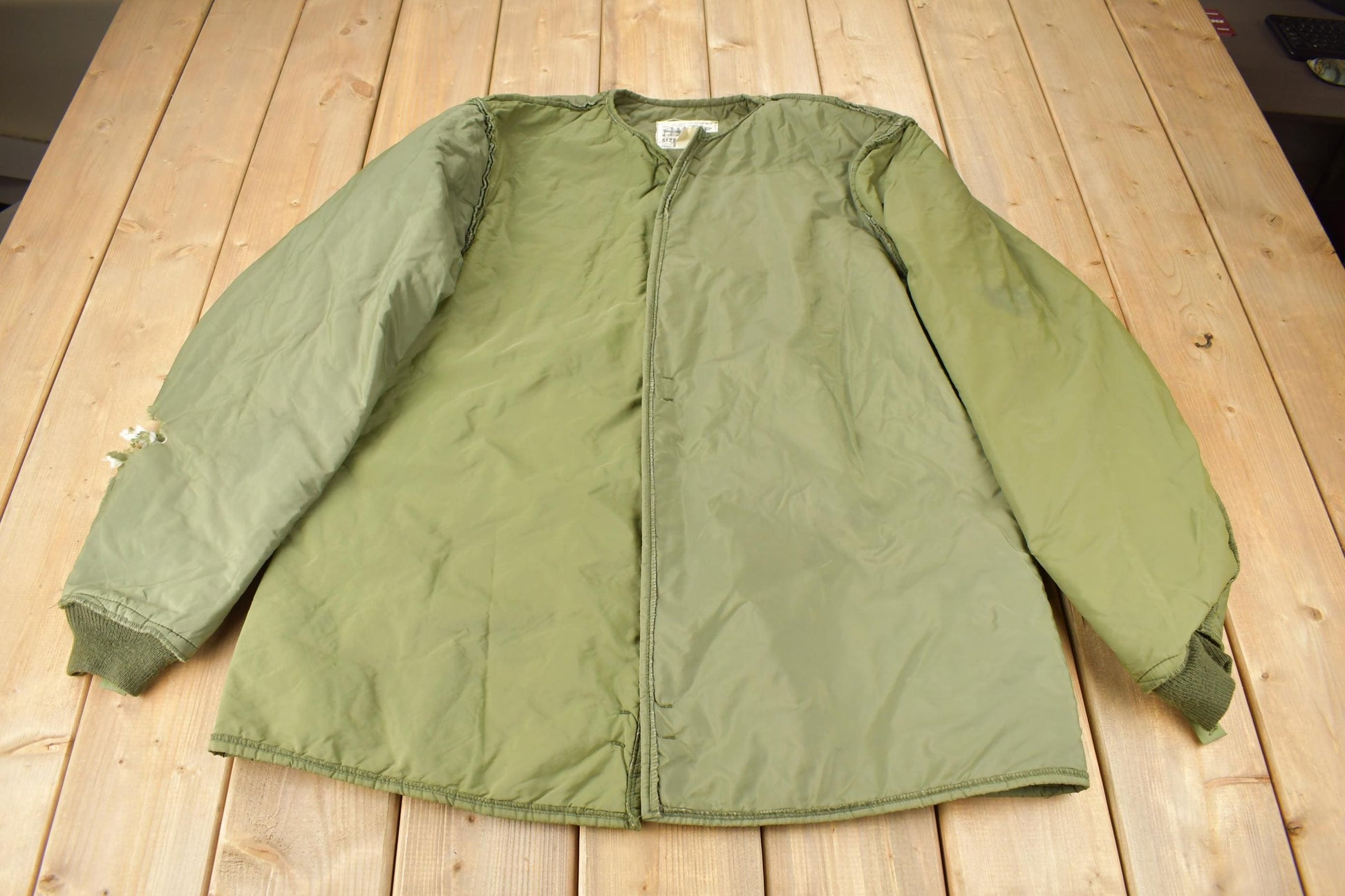 Vintage 1989 Military GS MK Og-107 Combat Jacket Liner / Vintage Army Jacket / Army Green / Vintage Utility Jacket / Militaria