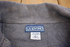 Vintage 1990s LA Loving Striped Zip Up Sweater