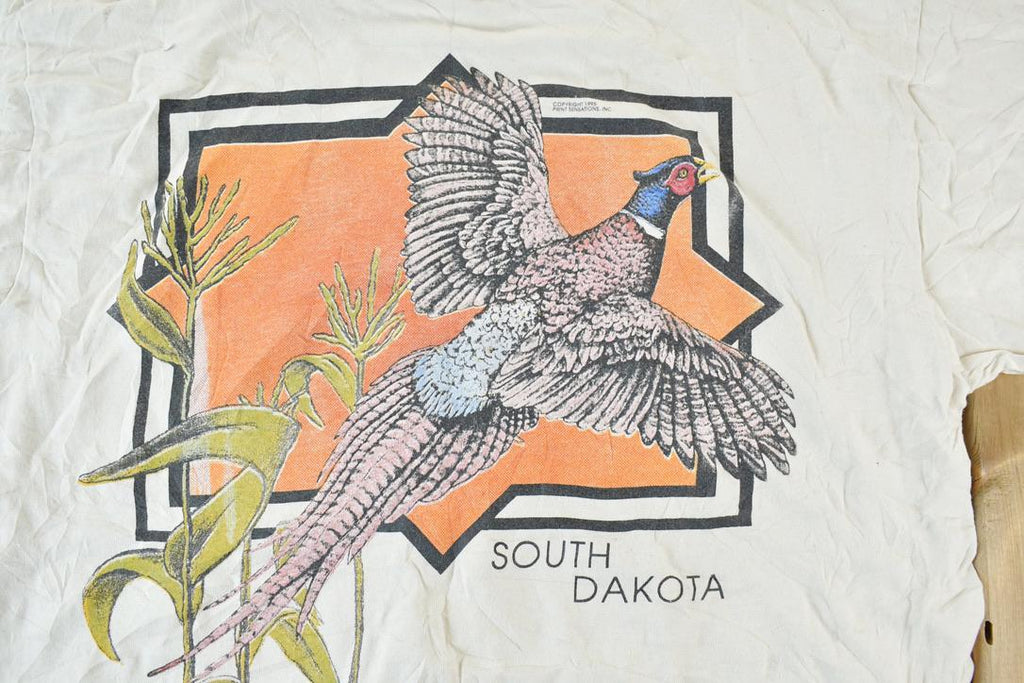 Vintage 1995 South Dakota Pheasants Outdoors T-Shirt