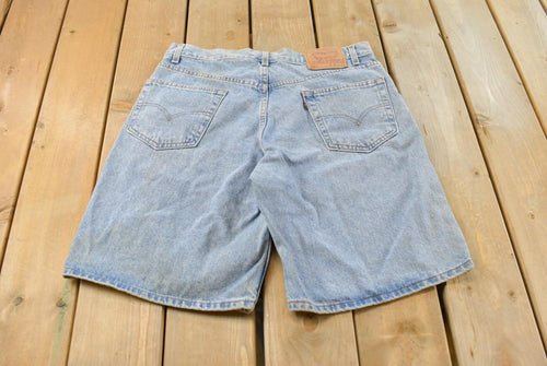 Vintage 1990s Levi's 550 Relaxed Denim Jean Shorts Men's 35 / Relaxed Fit / 90s Shorts / Bottoms / Vintage Jeans/ Jorts