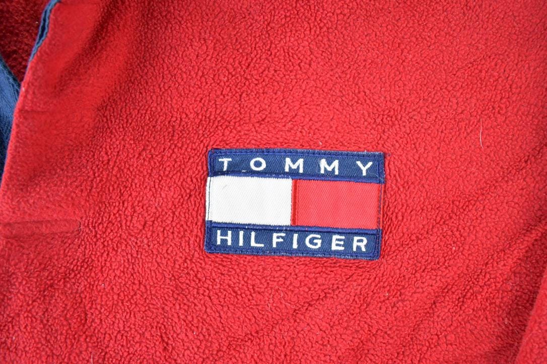 Vintage 1990s Tommy Hilfiger Fleece Outdoorsman Sweater