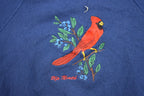 Vintage 1990s Up North Bird Embroidered Crewneck