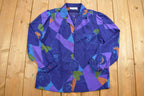 Vintage 1990s Clasissa New York Women's Button Up Shirt