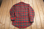 Vintage 1990s Pendleton Tartan Plaid Button Up Shirt