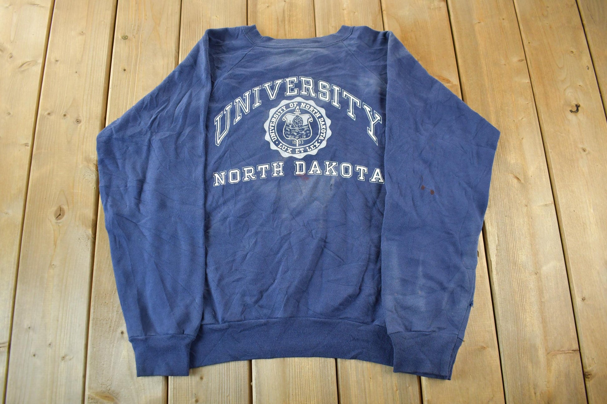 Vintage 1970s University North Dakota Champion Crewneck Sweatshirt
