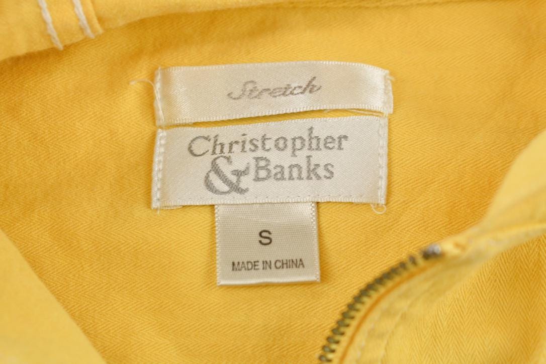 Vintage 1980s Christopher & Banks Sleeveless Zip up Hoodie