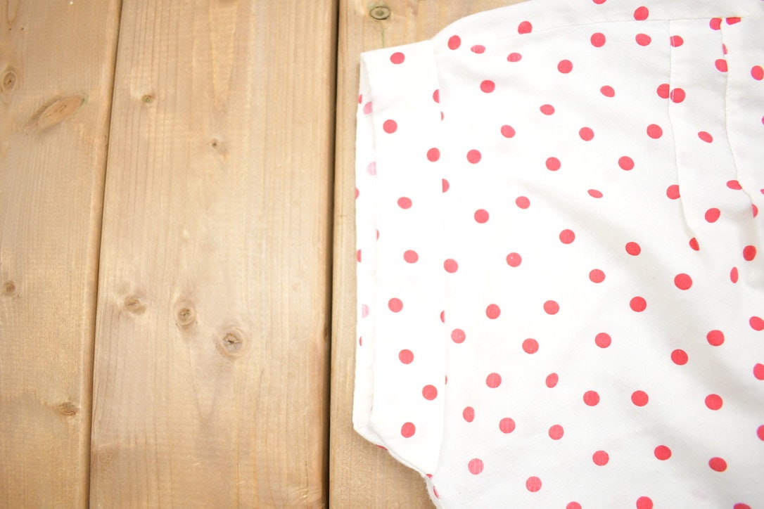 Vintage 1990s Caliche Polka Dot Button Up Shirt