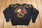 Vintage 1990s Danier Leather Wool Knit Sweater
