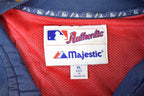 Vintage 1990s Minnesota Twins Majestic Quarter Zip MLB Baseball Windbreaker Jacket