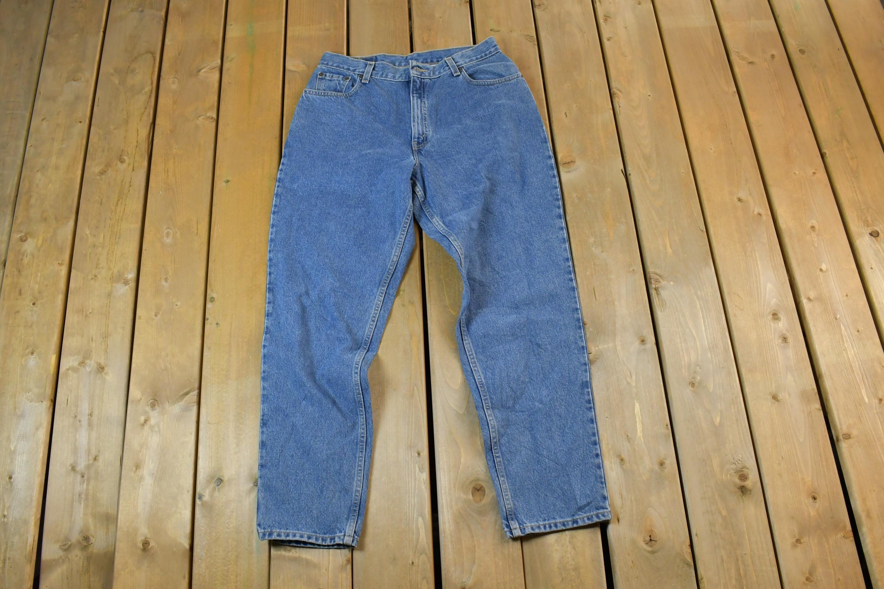 Vintage 1990's Levi Strauss 550 Red Tab Denim Jeans Size 32x29